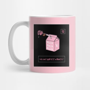 (Limited Edition) BTS V : Mulk, Melk, Milk Mug